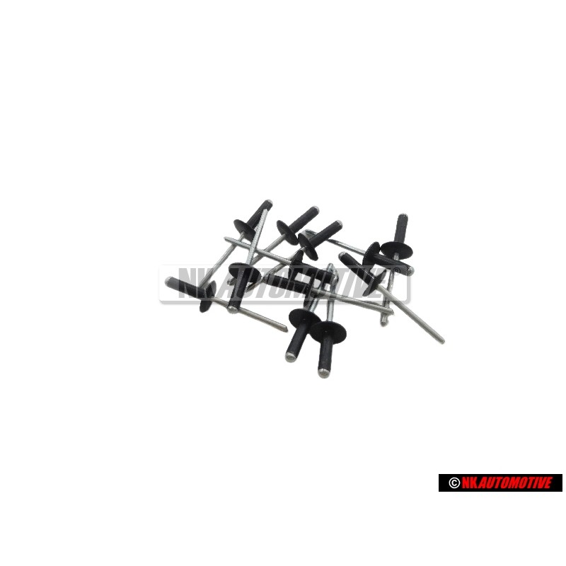 12x VW Original Rivet Aveugle - N 90634901