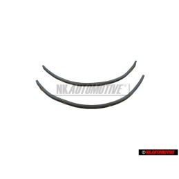 2x VW Original Jonc Gris Roche Metallise - 155853977 8DJ