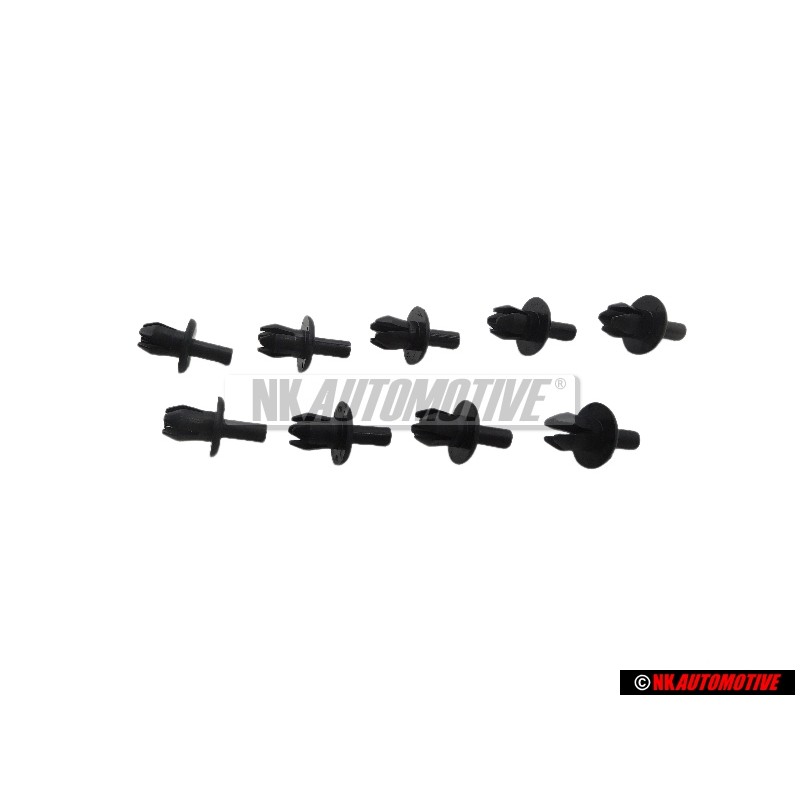 9x VW Original Rivet D'Ecartement - N 0385491