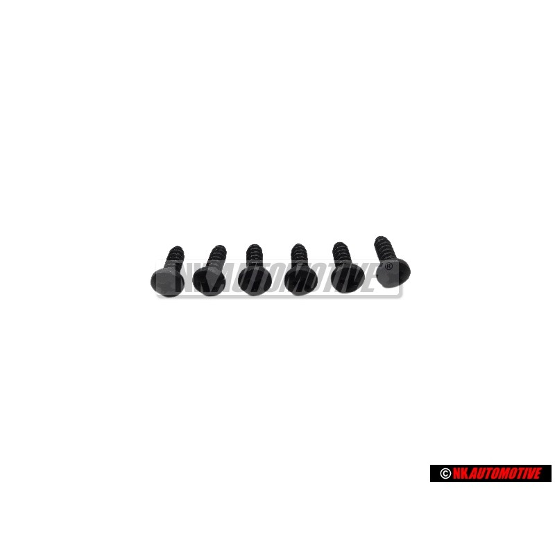 6x VW Original Vis A Tole Tete Bombee - N 01396626