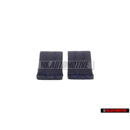 2x VW Original Boucle Bleu Mauritius - 155871893A F63