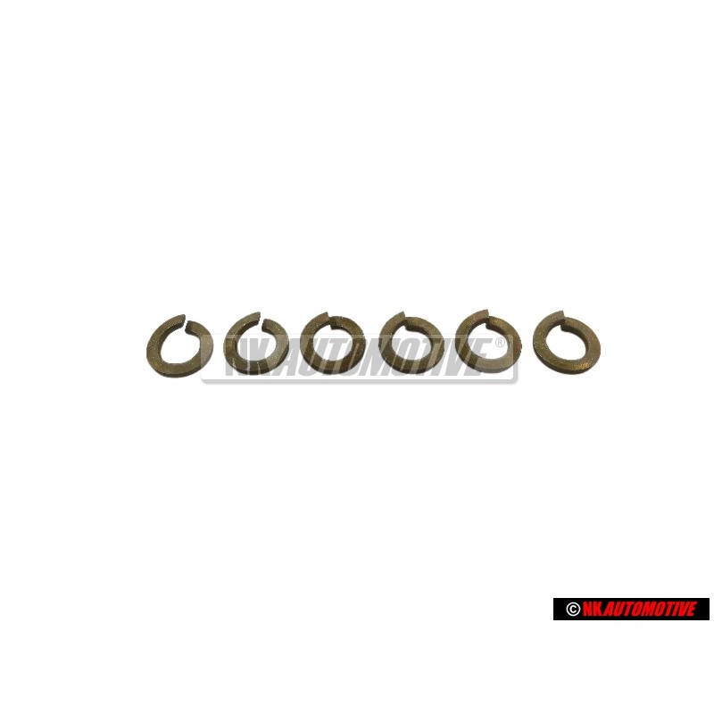 6x VW Original Rondelle Grower - N 0120113