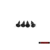 4x VW Original Clip Noir Satine - 171881449A 01C