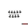 9x VW Original Vis Tete Bombee Fraisee - N 10416601