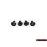 4x VW Original Clip Noir Satine - 823863203 01C
