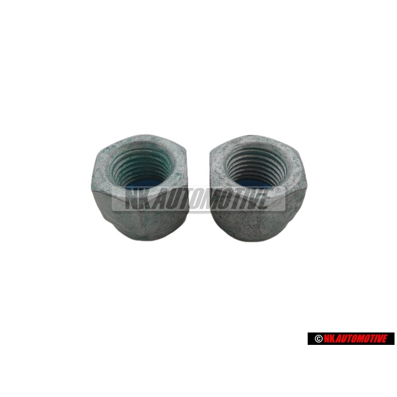 2x VW Original Ecrou 6 Pans, Autoserreur - N 0221501