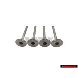 4x VW Original Soupape D'Echappement - 053109611
