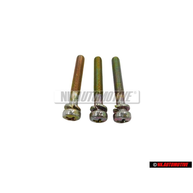 3x VW Original Vis Tete Bombee(Avec Rondelle) - 025129340