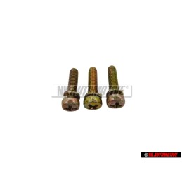 3x VW Original Vis Tete Bombee(Avec Rondelle) - 026129340A