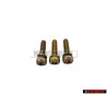 3x VW Original Vis Tete Bombee(Avec Rondelle) - 026129340A