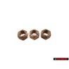 3x VW Original Ecrou 6 Pans, Autoserreur - N 90085001