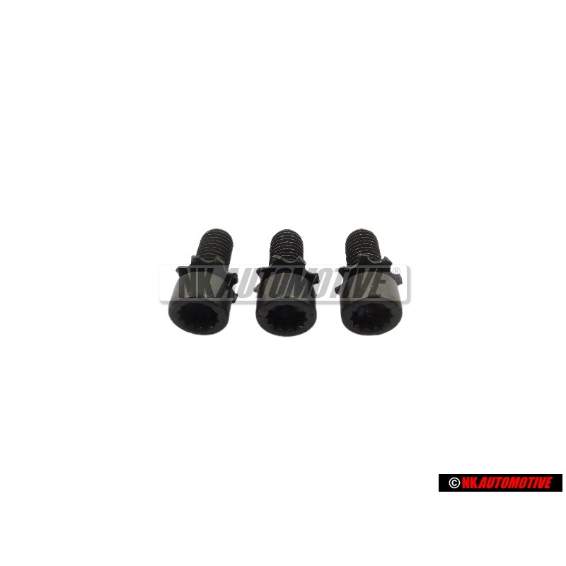 3x VW Original Vis Cylindrique - 084141197