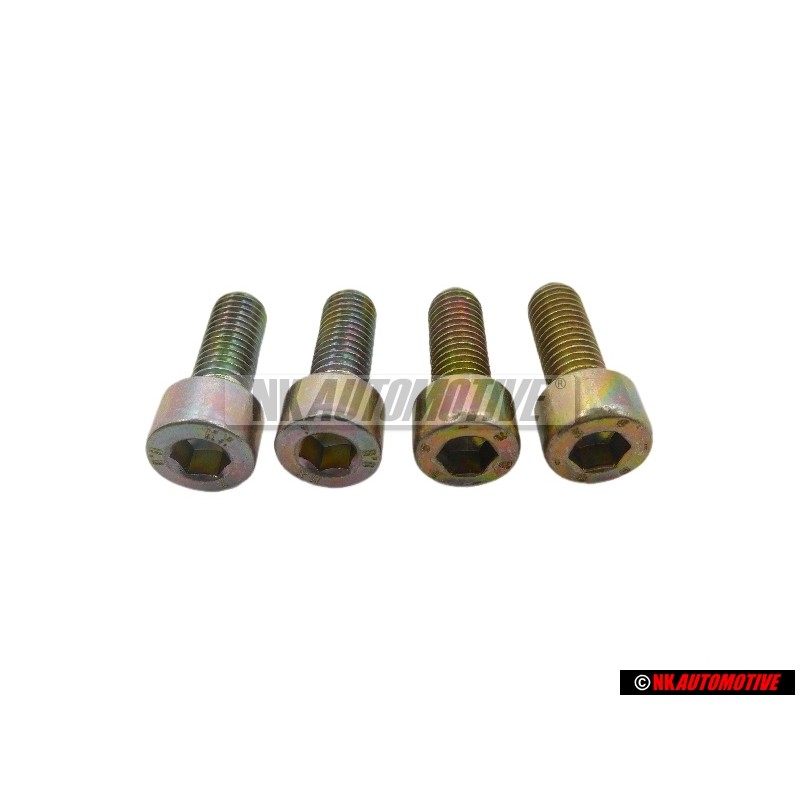 4x VW Original Vis a tete cylindrique avec six pans internes - N 0147091
