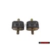 2x VW Original Patin Metal Caoutchouc - 171121275E