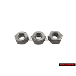 3x VW Original Ecrou 6 Pans - N 01100830