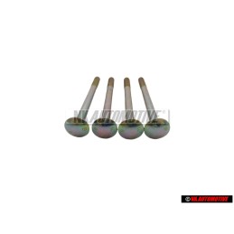 4x VW Original Vis Tete Bombee Aplatie - N 10016801