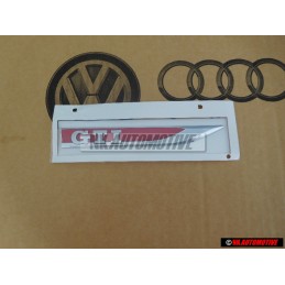 VW Original GTI Côté Embleme Monogramme Logo Chrome Rouge - 5G0853688ATJZQ