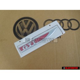 VW Original GTI Côté Embleme Monogramme Logo Chrome Rouge - 5G0853688ATJZQ