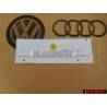 VW Original GTI Côté Embleme Monogramme Logo Chrome Rouge - 5G0853688ATJZQ
