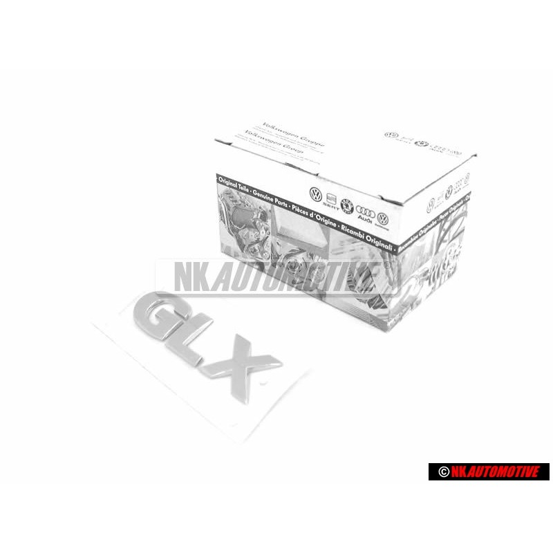 VW Original GLX Arrière Embleme Monogramme Logo Chrome - 3B0853675J 739