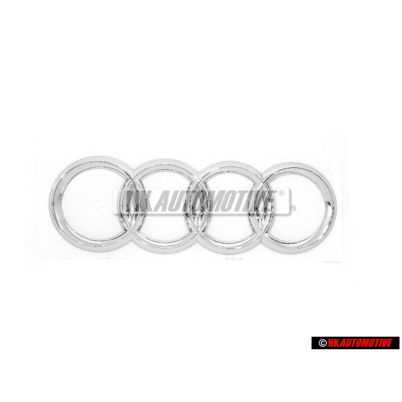 Audi Original Anneaux Arrière Embleme Logo Chrome - 4E0853742 2ZZ