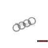 Audi Original Anneaux Arrière Embleme Logo Chrome - 4E0853742 2ZZ
