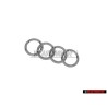 Audi Original Anneaux Arrière Embleme Logo Chrome - 4E0853742 2ZZ