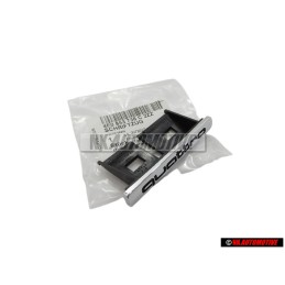 Audi Original QUATTRO Avant Embleme Monogramme Logo Chrome - 4E0853736C 2ZZ