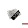 Audi Original V6 Avant Embleme Monogramme Logo Noir Chrome - 4E0853736E 2ZZ
