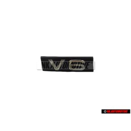 Audi Original V6 Avant Embleme Monogramme Logo Noir Chrome - 4E0853736E 2ZZ
