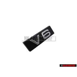 Audi Original V6 Avant Embleme Monogramme Logo Noir Chrome - 4E0853736E 2ZZ
