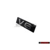Audi Original V6 Avant Embleme Monogramme Logo Noir Chrome - 4E0853736E 2ZZ
