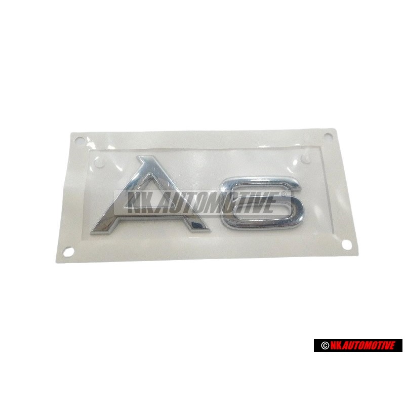 Audi Original A6 Arrière Embleme Monogramme Logo Chrome - 4B0853741C 2ZZ