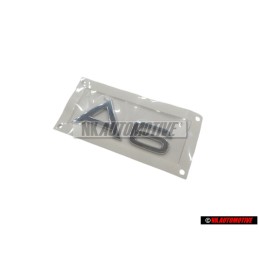 Audi Original A6 Arrière Embleme Monogramme Logo Chrome - 4B0853741C 2ZZ