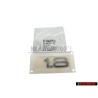 Audi Original 1.8 Arrière Embleme Monogramme Logo Chrome - 8L0853743E 2ZZ