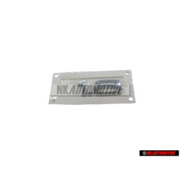 Audi Original 1.8 Arrière Embleme Monogramme Logo Chrome - 8L0853743E 2ZZ