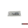 Audi Original 1.8 Arrière Embleme Monogramme Logo Chrome - 8L0853743E 2ZZ