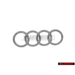 Audi Original Anneaux Arrière Embleme Logo Chrome - 4B5853742 2ZZ