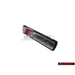 Audi Original S-LINE Avant Embleme Monogramme Logo Chrome Rouge - 4F0853736A VUJ