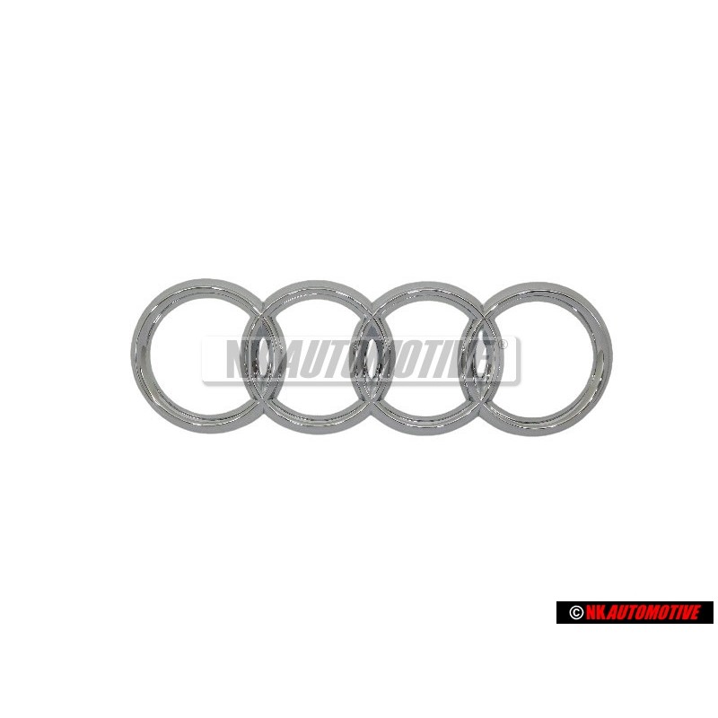 Audi Original Anneaux Arrière Embleme Logo Chrome - 8D5853742 2ZZ