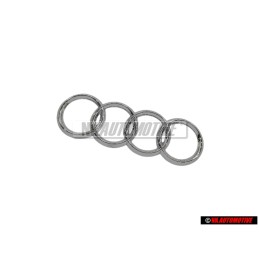 Audi Original Anneaux Arrière Embleme Logo Chrome - 8D5853742 2ZZ