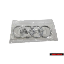 Audi Original Anneaux Arrière Embleme Logo Chrome - 4L0853742 2ZZ