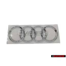 Audi Original Anneaux Arrière Embleme Logo Chrome - 4L0853742 2ZZ