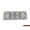 Audi Original Anneaux Arrière Embleme Logo Chrome - 4L0853742 2ZZ
