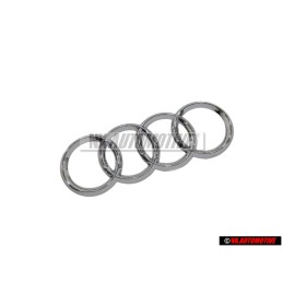 Audi Original Anneaux Arrière Embleme Logo Chrome - 4L0853742 2ZZ