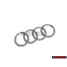 Audi Original Anneaux Arrière Embleme Logo Chrome - 4L0853742 2ZZ