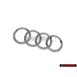 Audi Original Anneaux Arrière Embleme Logo Chrome - 4L0853742 2ZZ