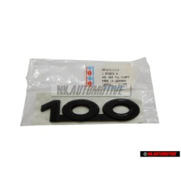 Audi Original 100 Arrière Embleme Monogramme Logo Noir - 431853741A 2FA