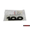 Audi Original 100 Arrière Embleme Monogramme Logo Noir - 431853741A 2FA