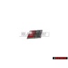 Audi Original S4 Volant Plaquette Embleme Logo Chrome Rouge - 8A0419685B